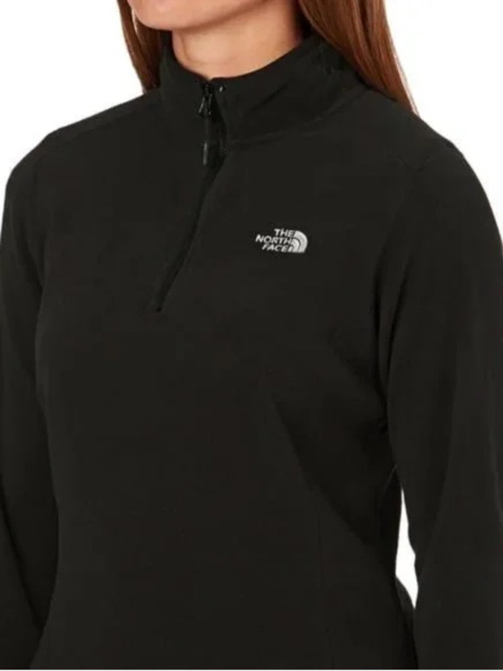 The North Face Women's Black Half-Zip Fleece Pullover